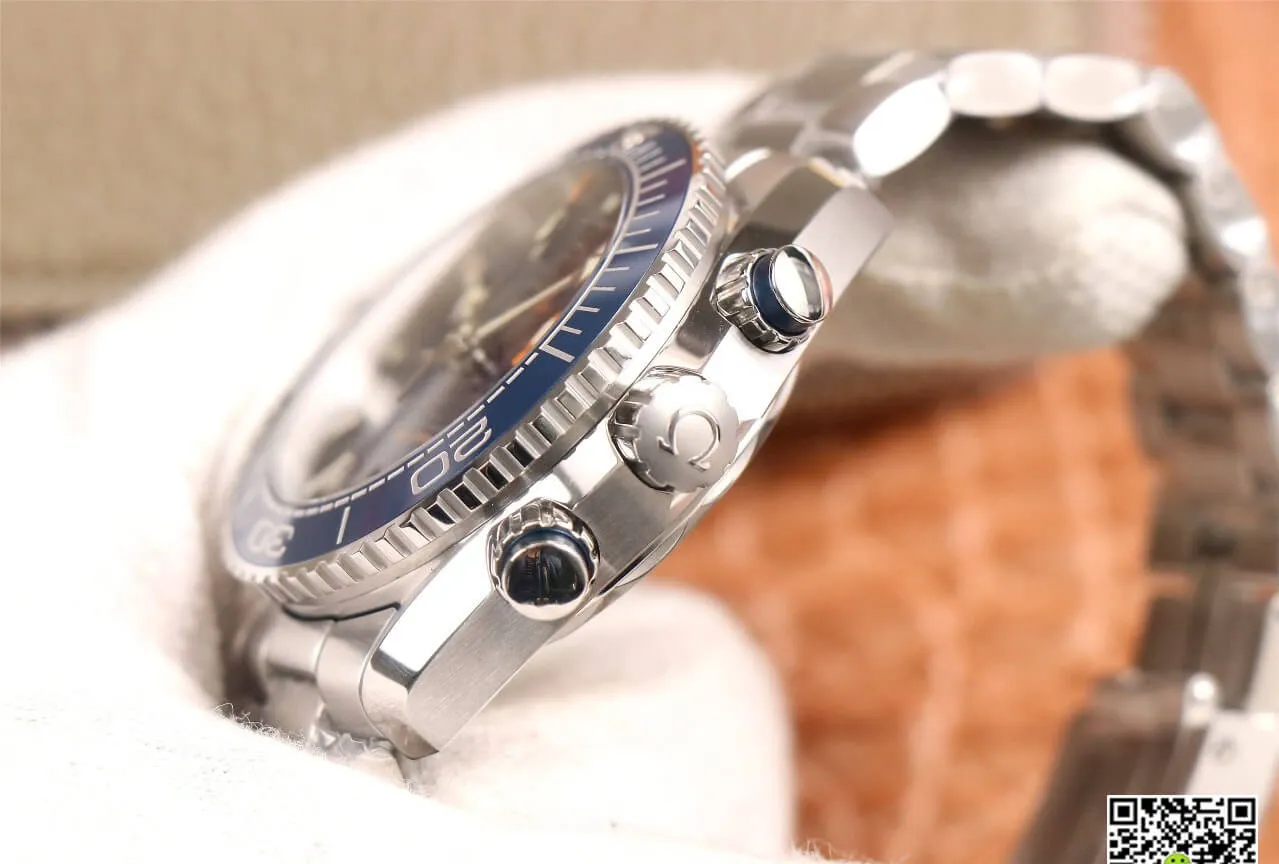 Omega Seamaster 215.30.46.51.03.001 OM Factory 1:1 Best Edition Replica Watch V3 Blue Bezel